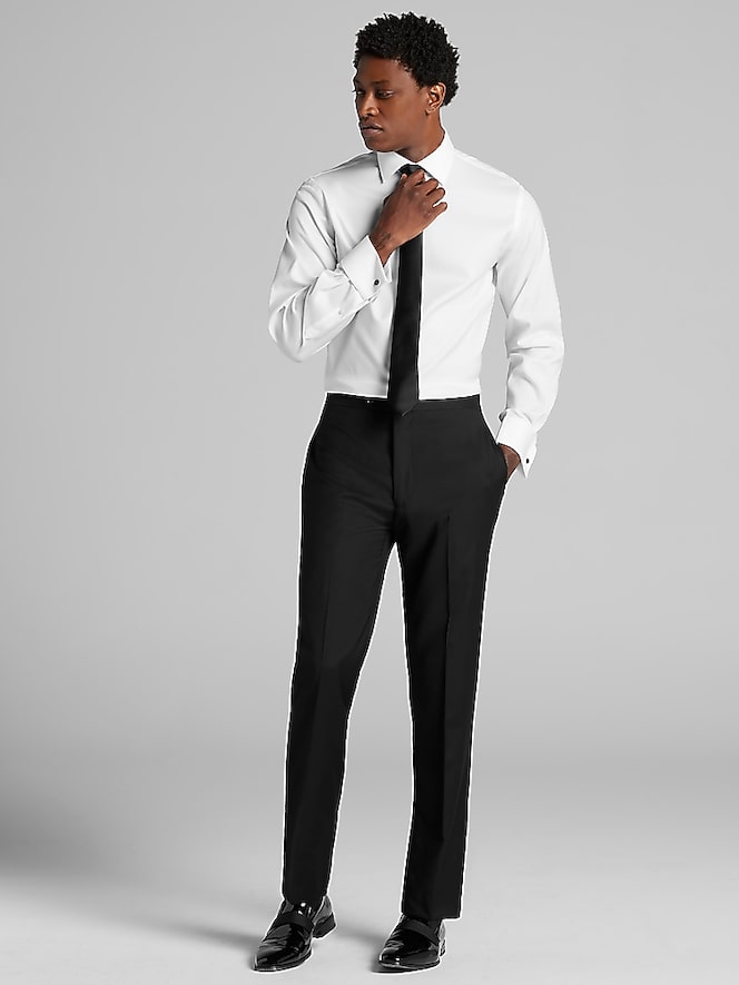 Pronto Uomo Modern Fit Twill Formal Dress Shirt
