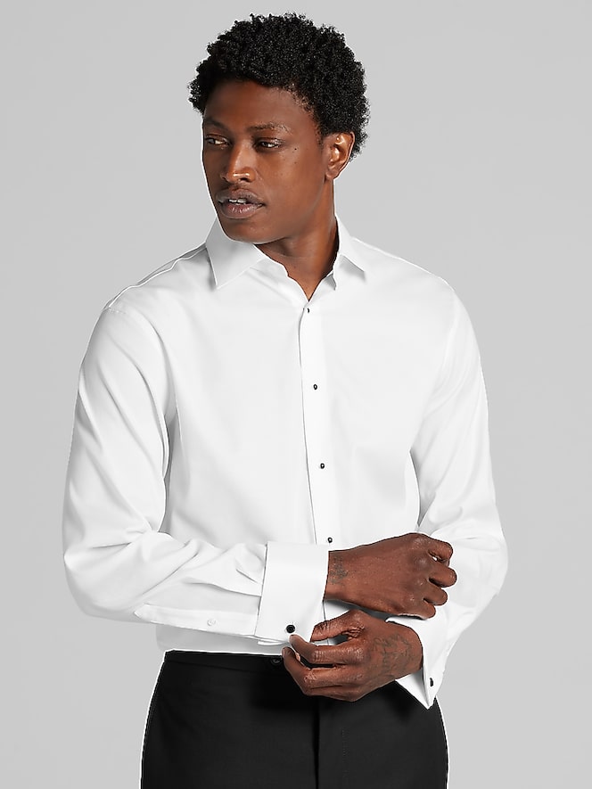 Pronto Uomo Modern Fit Twill Formal Dress Shirt