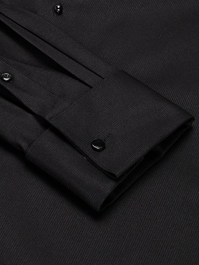 Pronto Uomo Modern Fit Twill French Cuff Formal Dress Shirt