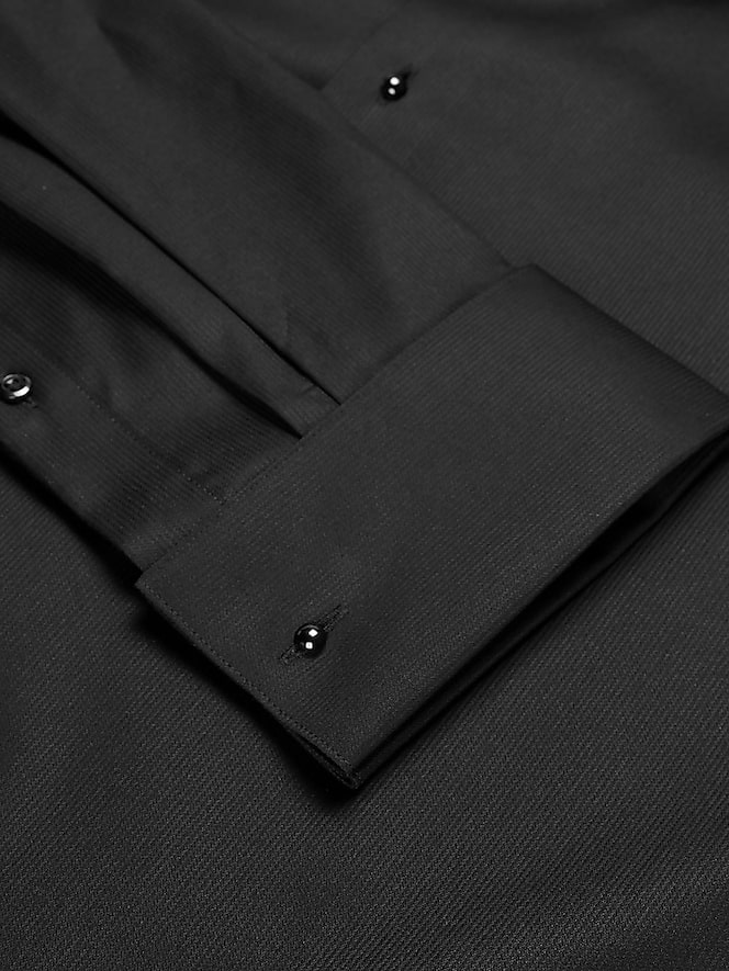Pronto Uomo Classic Fit French Cuff Twill Formal Dress Shirt