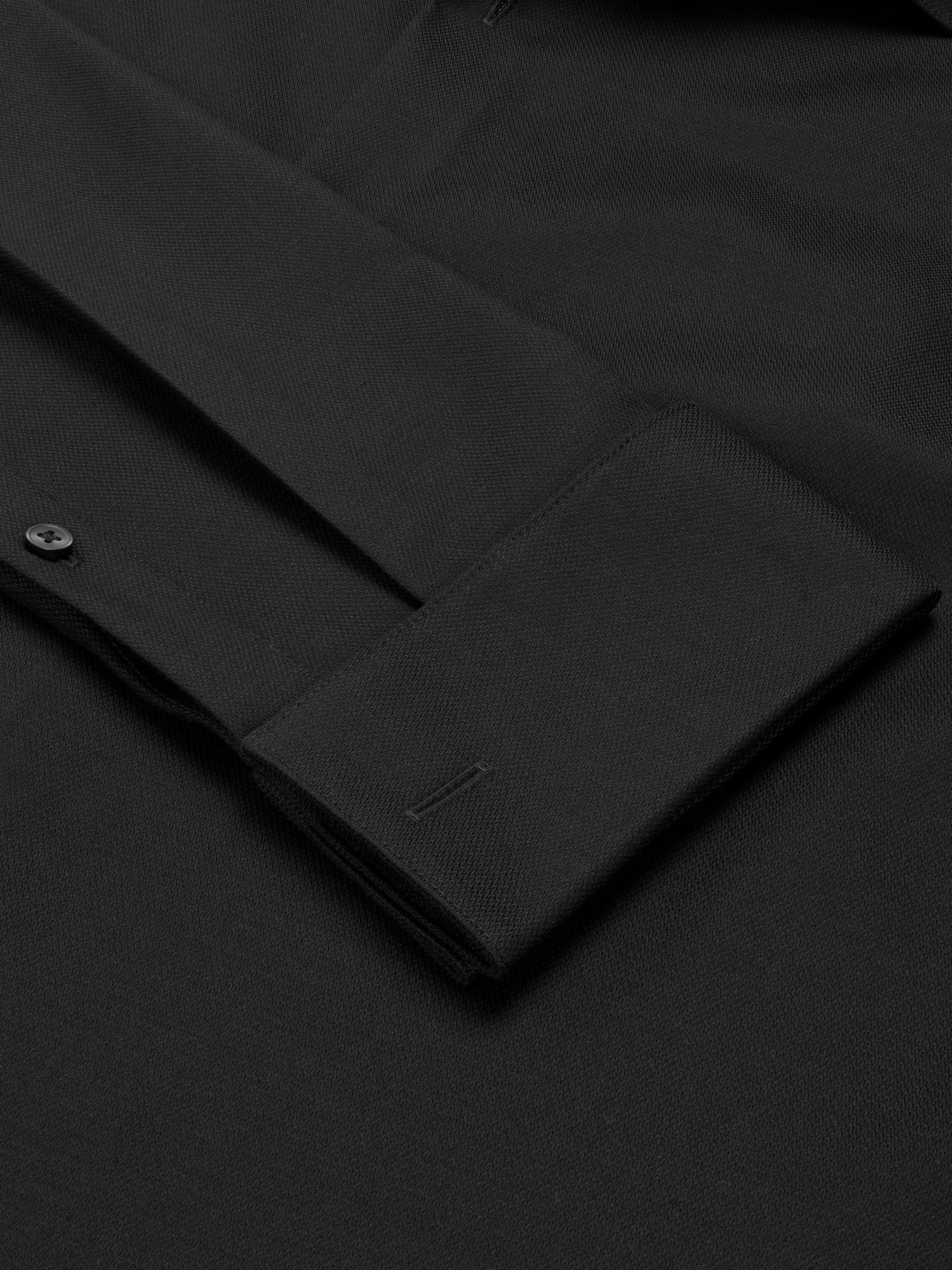 Slim Fit Solid French Cuff Dress Shirt