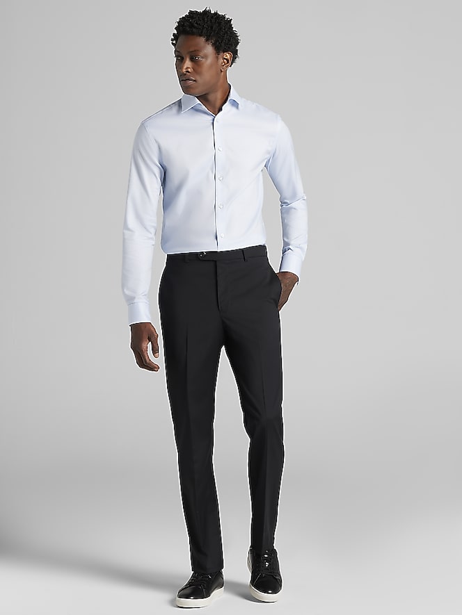 Calvin Klein Classic Fit Micro Dot Dress Shirt