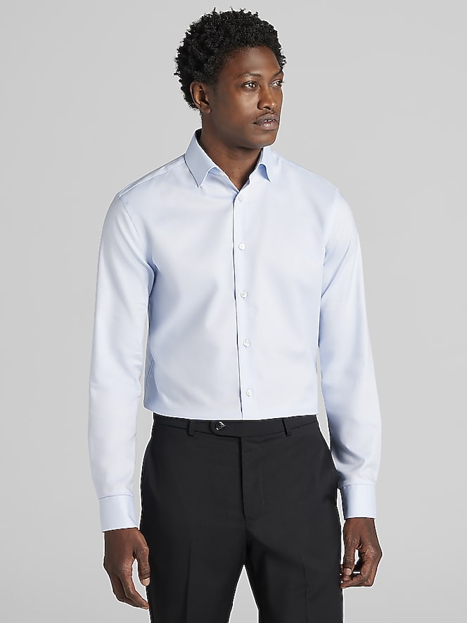 Calvin Klein Classic Fit Micro Dot Dress Shirt