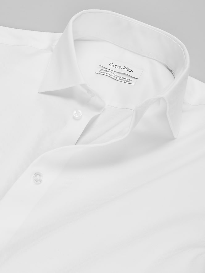 Calvin Klein Classic Fit Solid Dress Shirt