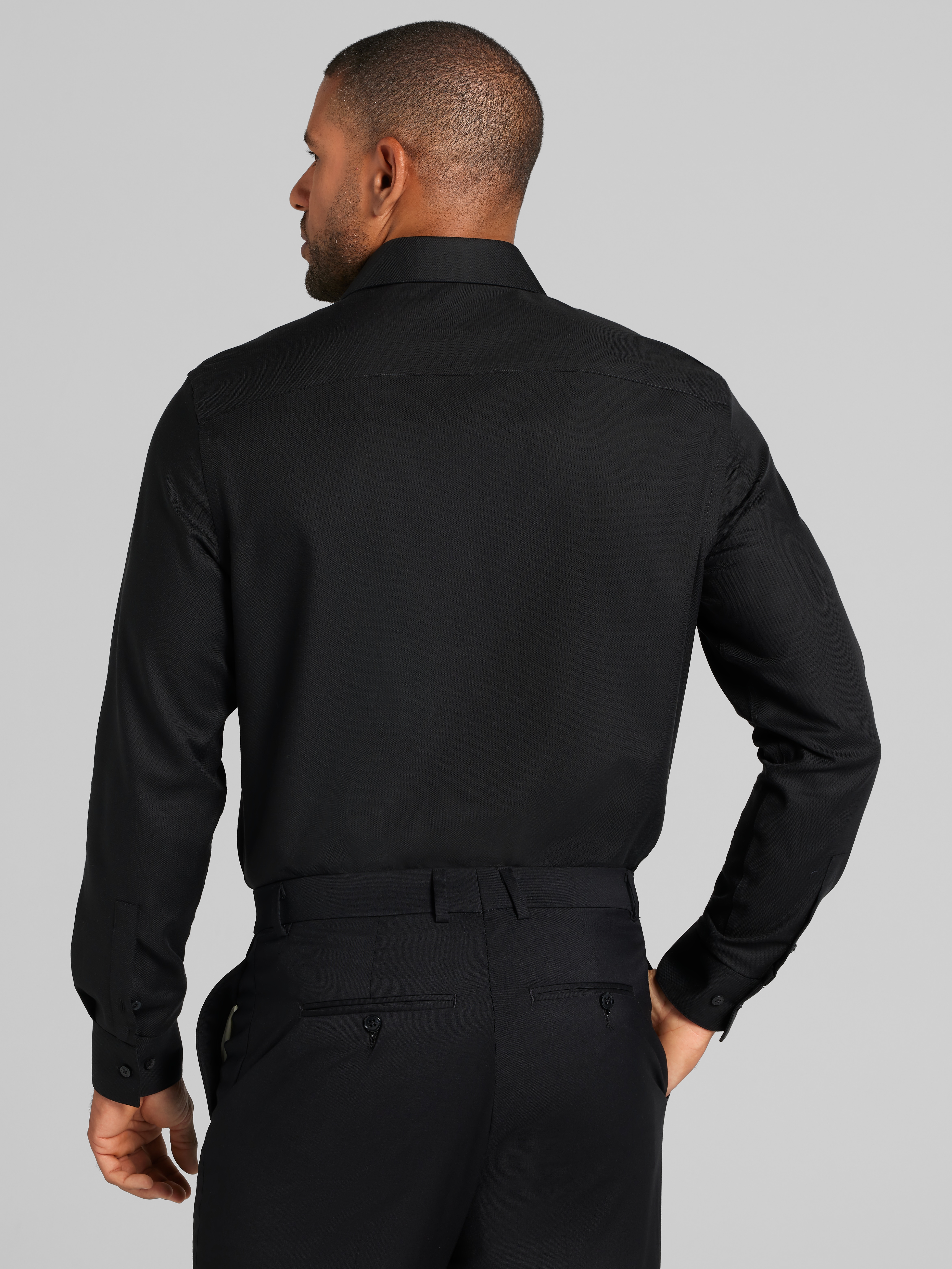 Classic Fit Solid Dress Shirt