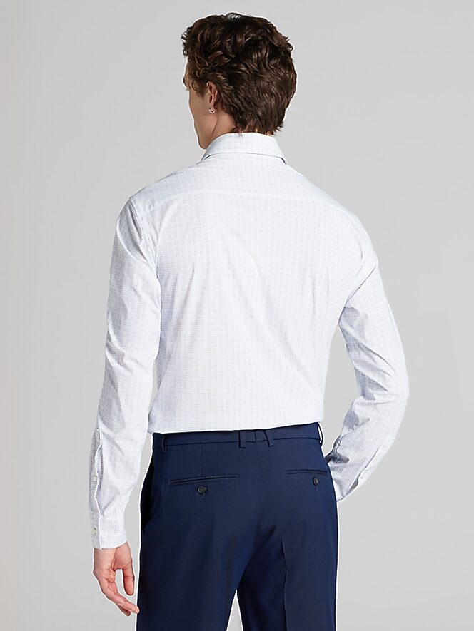 Awearness Kenneth Cole CHILLFLEX Slim Fit Check Dress Shirt