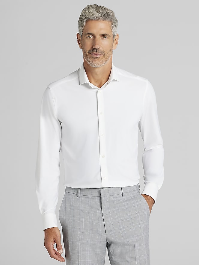 Awearness Kenneth Cole Slim Fit ChillFlex 4-Way Stretch Dress Shirt