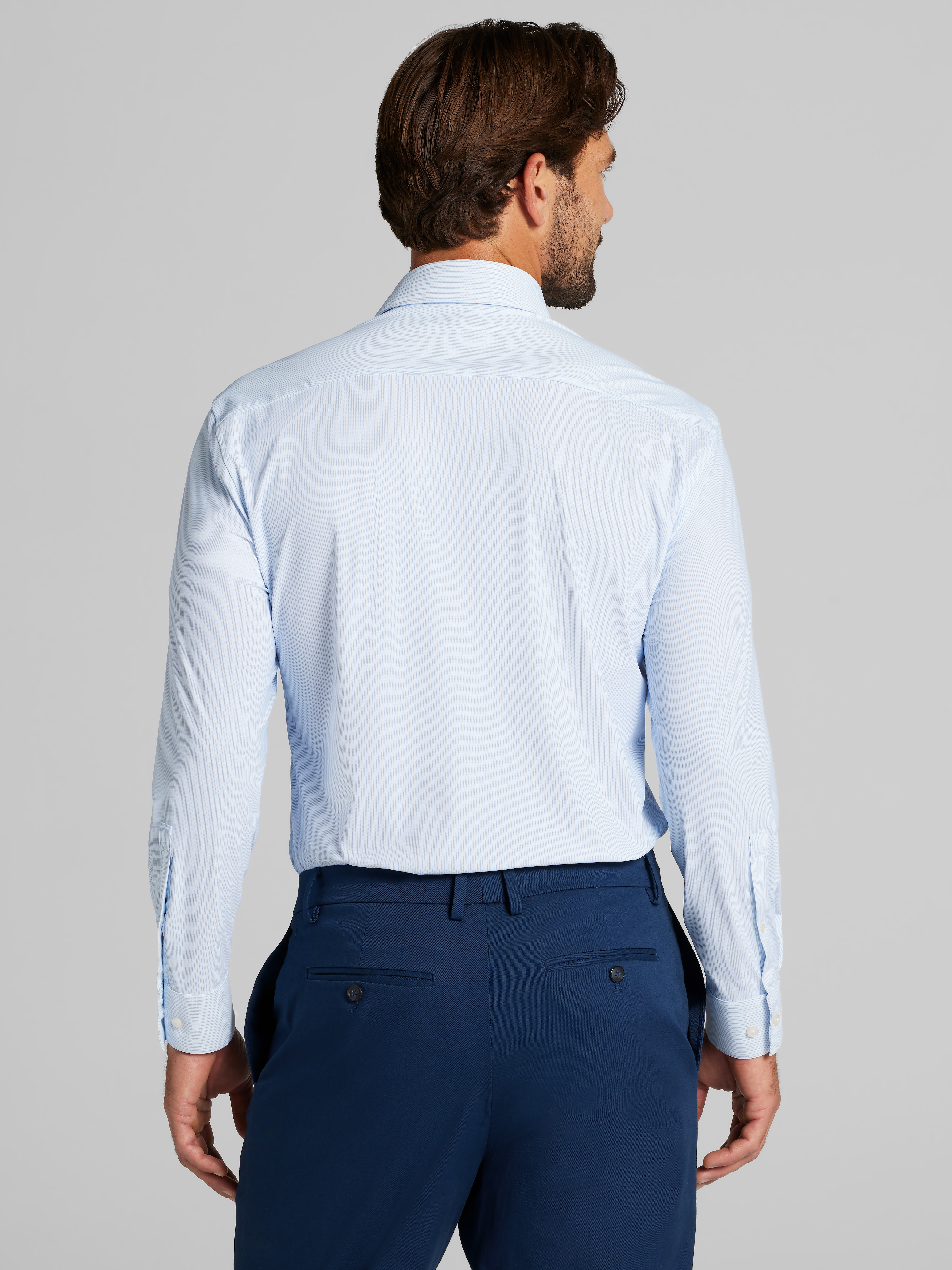 Slim Fit Stripe ChillFlex 4-Way Stretch Dress Shirt