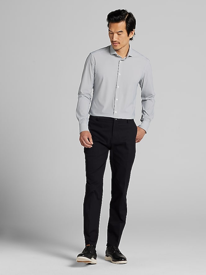 Awearness Kenneth Cole CHILLFLEX Slim Fit 4-Way Stretch Dress Shirt