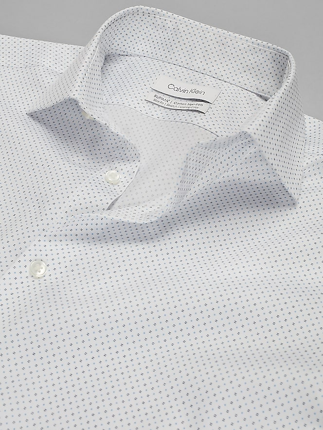 Calvin Klein Slim Fit Multi Geo Dress Shirt