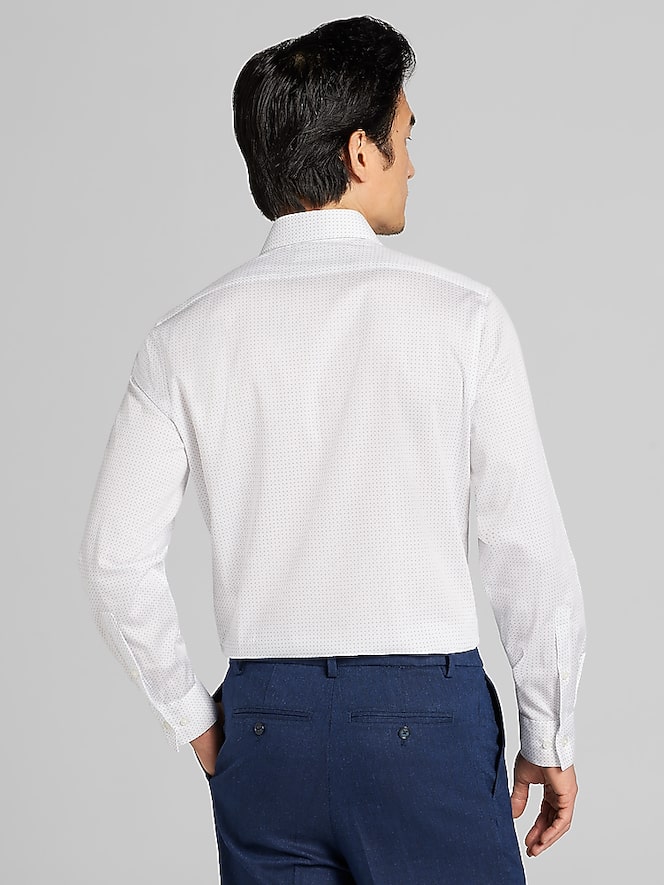 Calvin Klein Slim Fit Multi Geo Dress Shirt