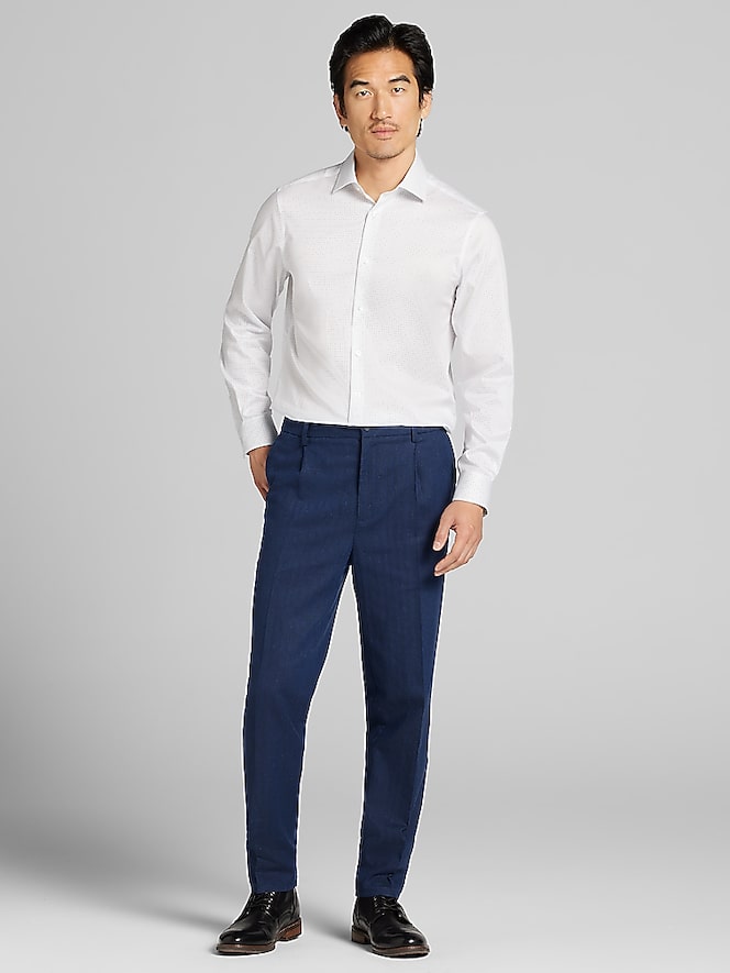Calvin Klein Slim Fit Multi Geo Dress Shirt