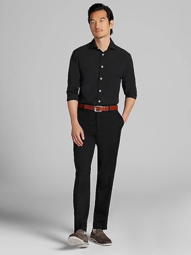 Wilke-Rodriguez Modern Fit 4-Way Stretch Dress Shirt