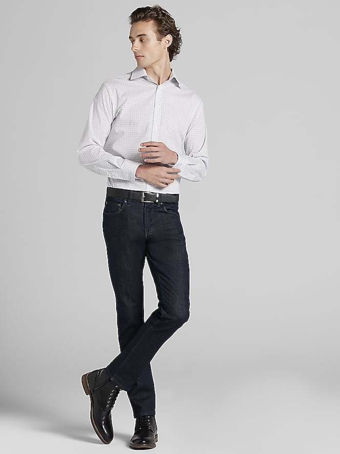 JOE Joseph Abboud Modern Fit Check Dress Shirt