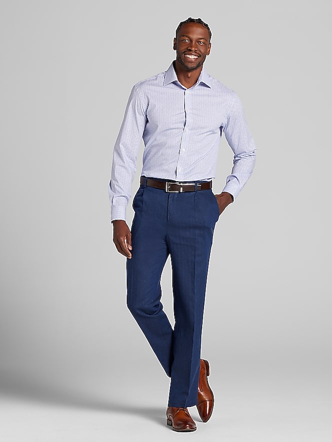 JOE Joseph Abboud Classic Fit Check Dress Shirt