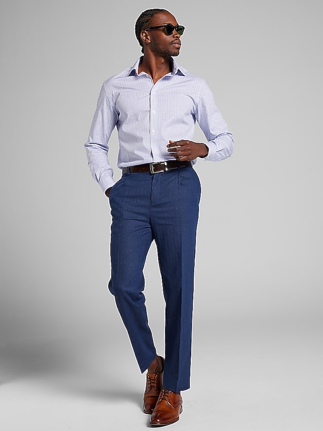 JOE Joseph Abboud Classic Fit Check Dress Shirt