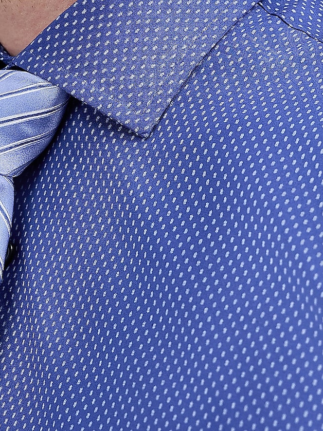 Haggar Classic Fit Mini Dot Dress Shirt