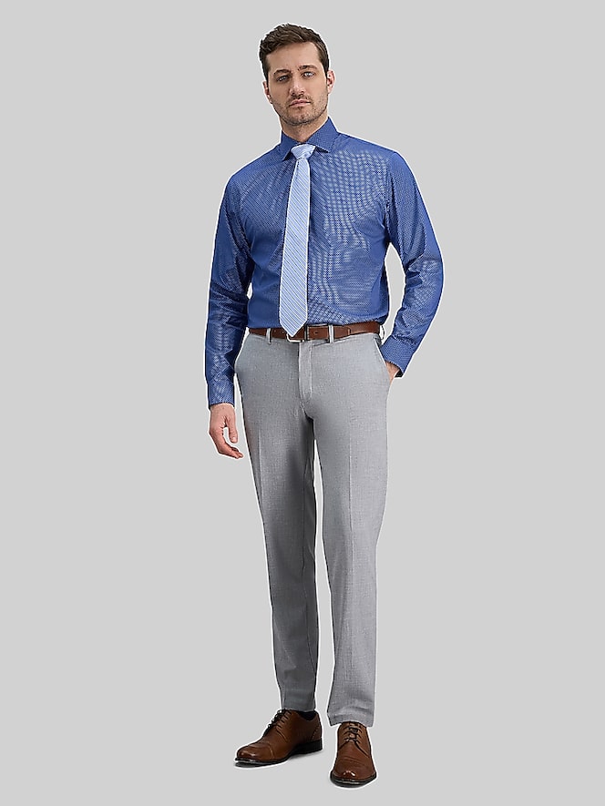 Haggar Classic Fit Mini Dot Dress Shirt
