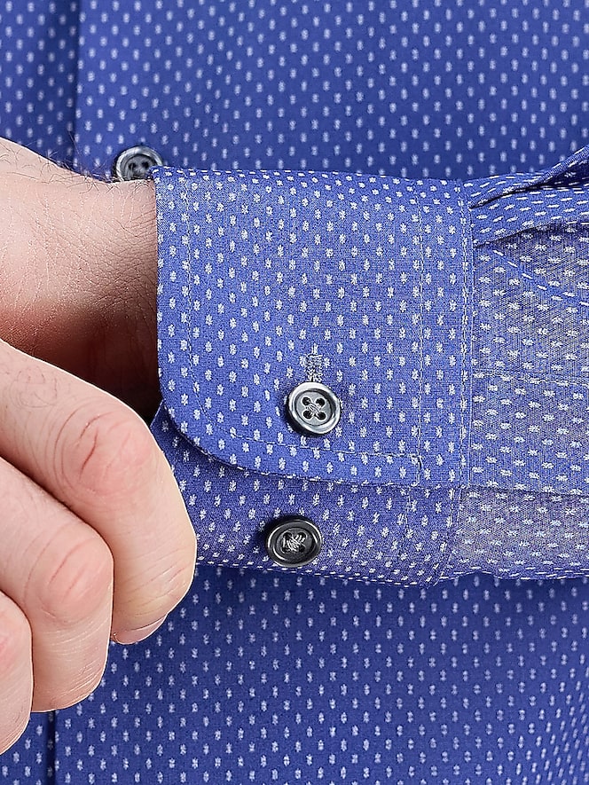 Haggar Classic Fit Mini Dot Dress Shirt