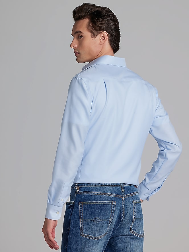 Pronto Uomo Slim Fit Queens Oxford Dress Shirt