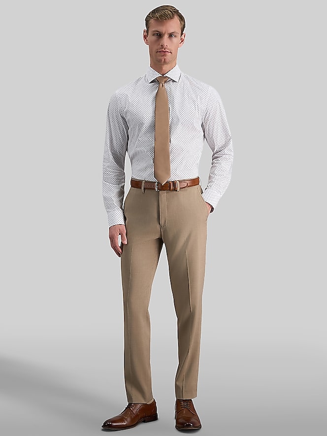 Haggar Slim Fit Neat Dress Shirt