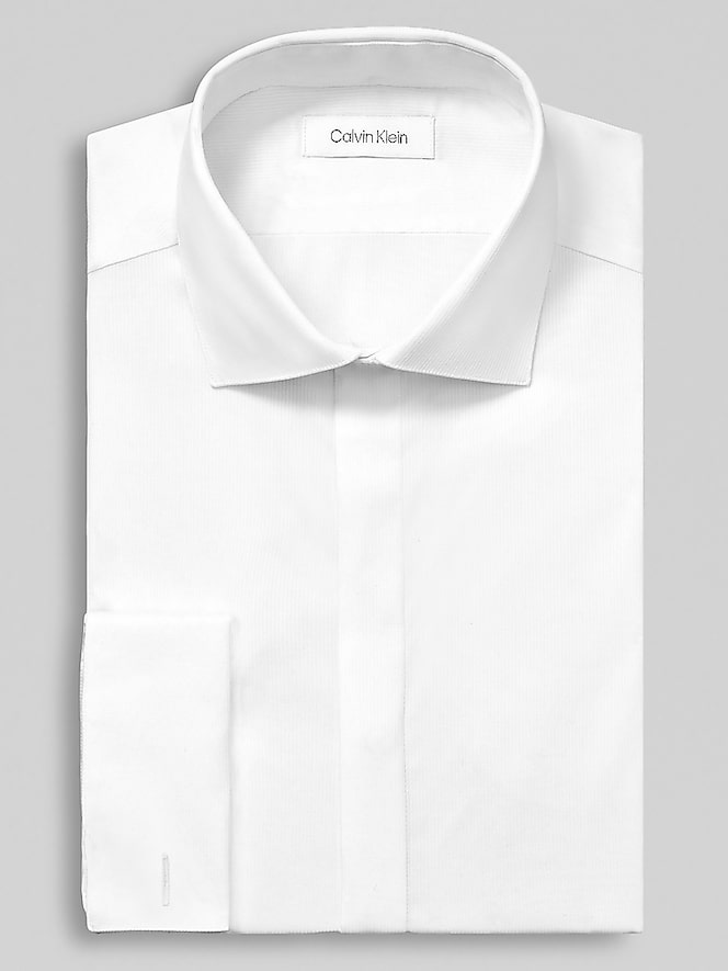 Calvin Klein Slim Fit French Cuff Formal Shirt