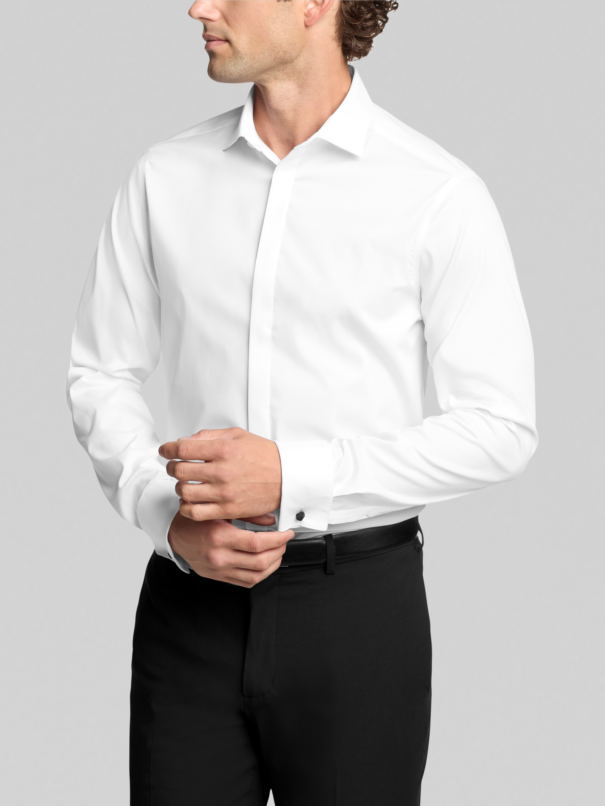 Slim Fit French Cuff Formal Shirt