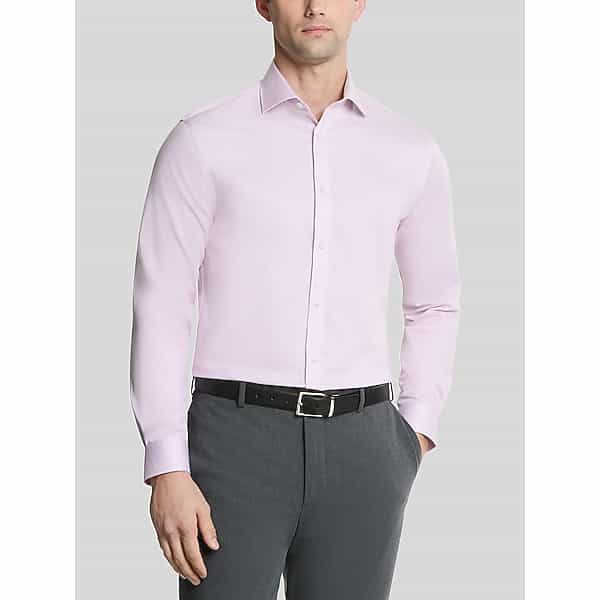 Michael Kors Men's Slim Fit Passport Dress Shirt Pink - Size: 15 1/2 32/33 TMW5BGM55305