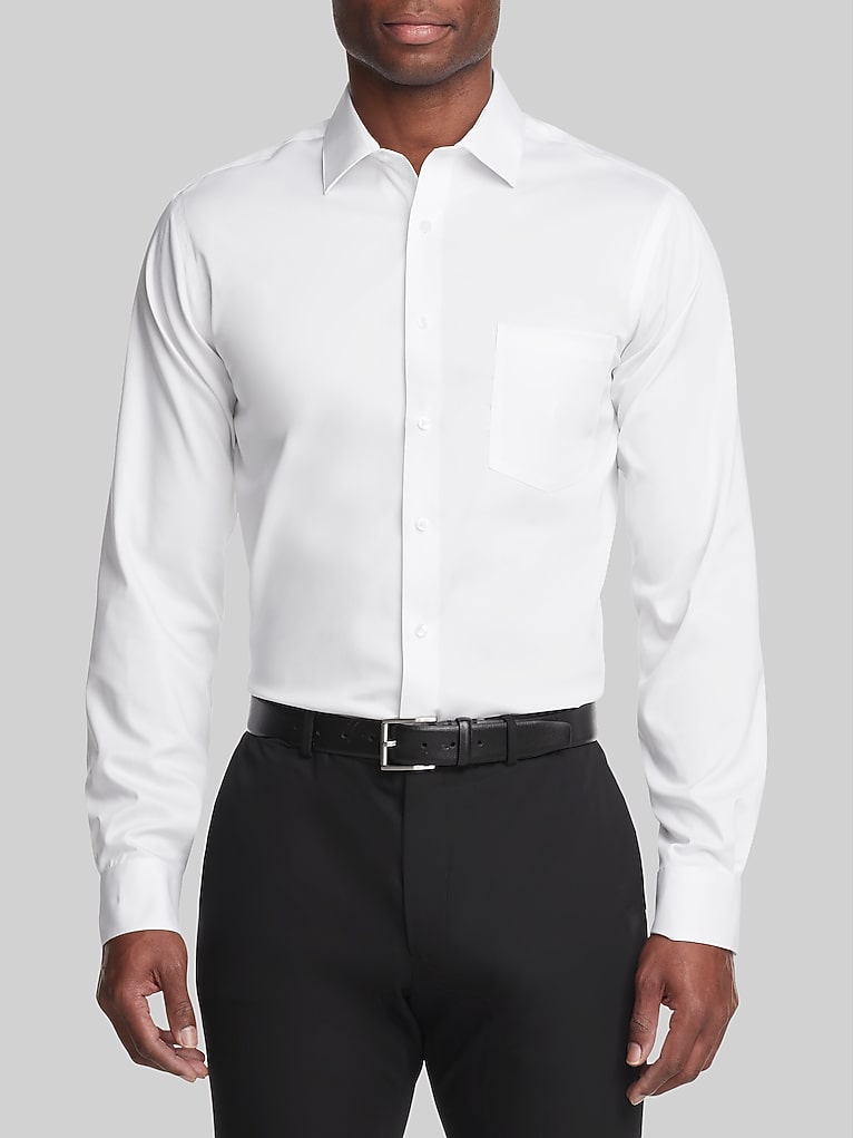 Van Heusen Classic Fit Ultra Wrinkle-Free Stretch Dress Shirt