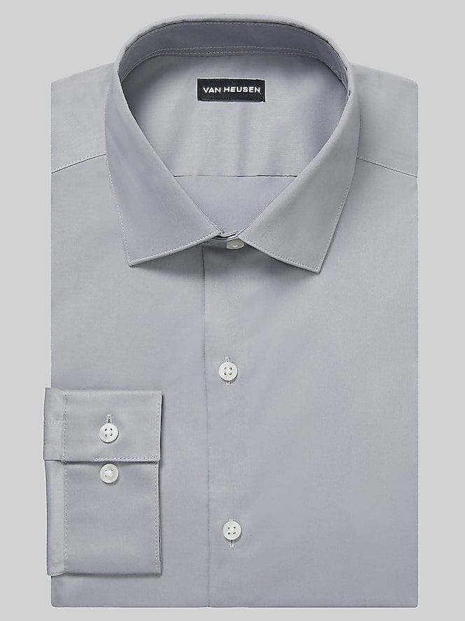 Van Heusen Slim Fit Ultra Wrinkle-Free Stretch Dress Shirt