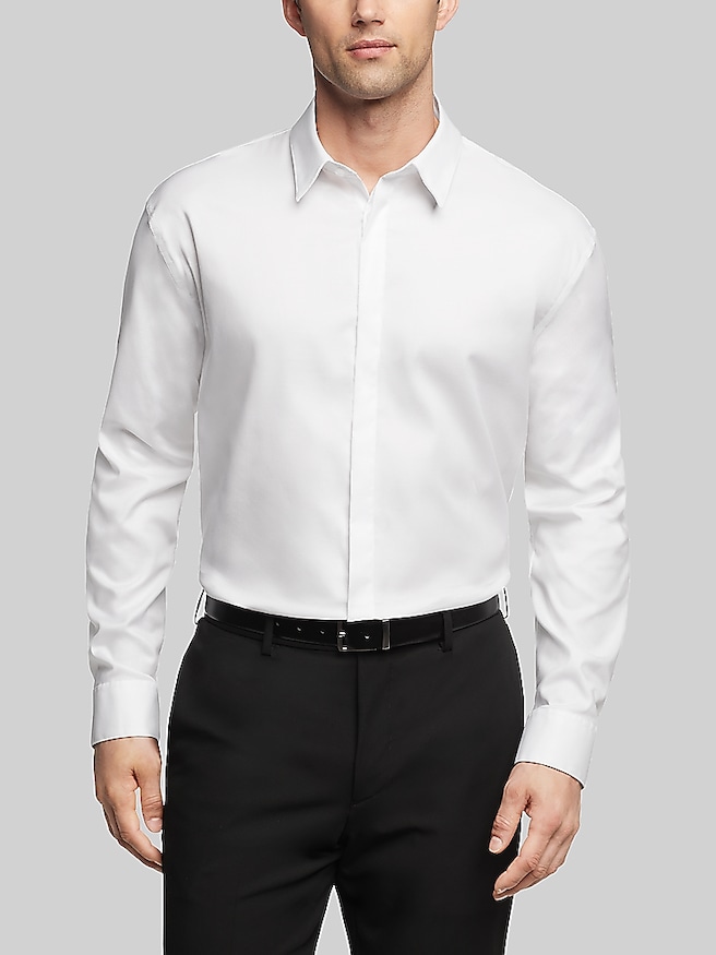 Calvin Klein Classic Fit Formal Dress Shirt White