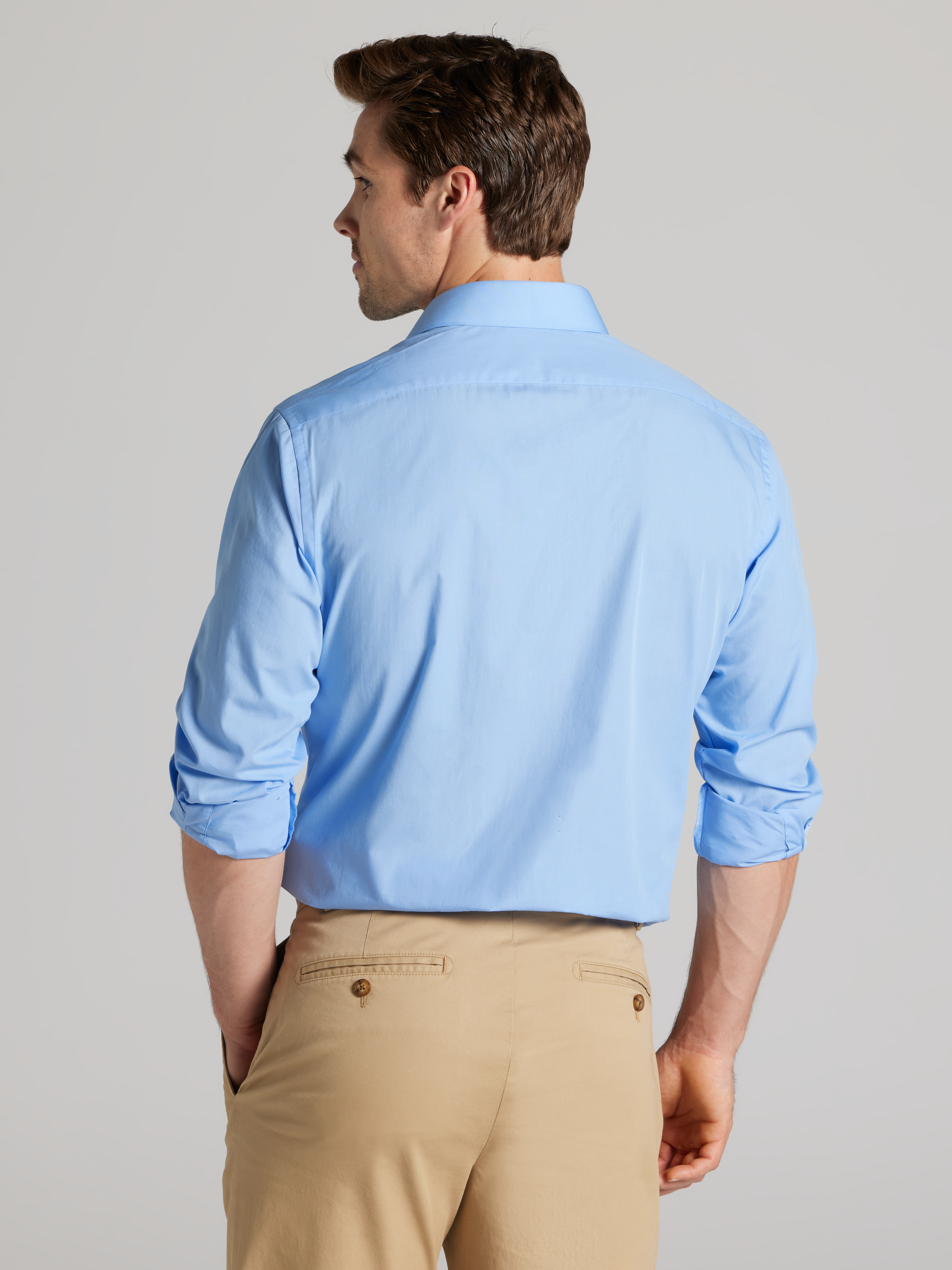 van heusen athletic fit dress shirts Performance All Way Stretch Diamond Dot Print Shirt
