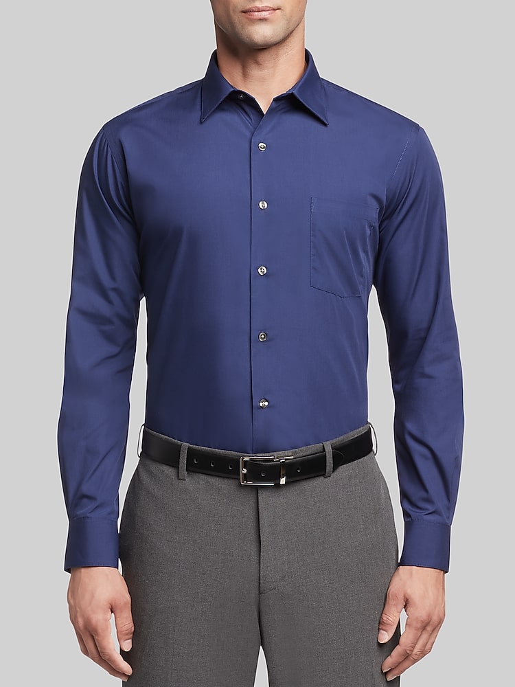 slim fit dress slacks Athletic Fit Dress Shirt in Lilac S main image 1