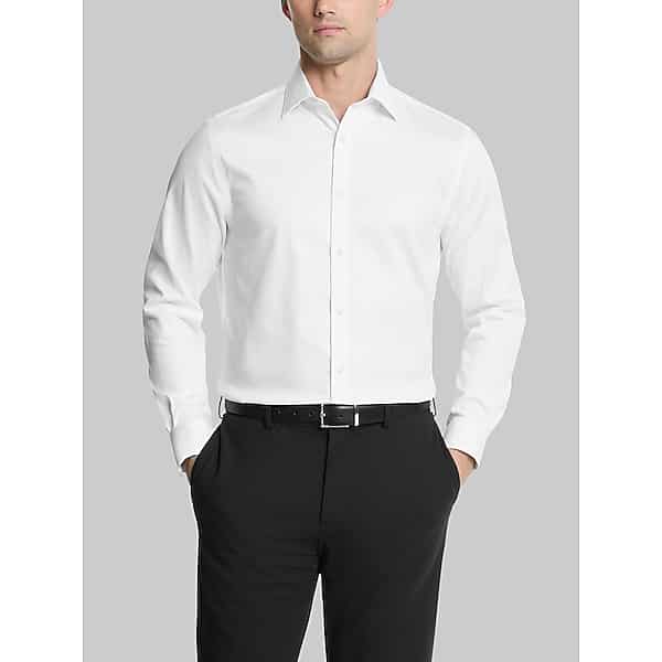 Michael Kors Men's Classic Fit Passport Dress Shirt White - Size: 15 1/2 32/33 TMW5BJ855301