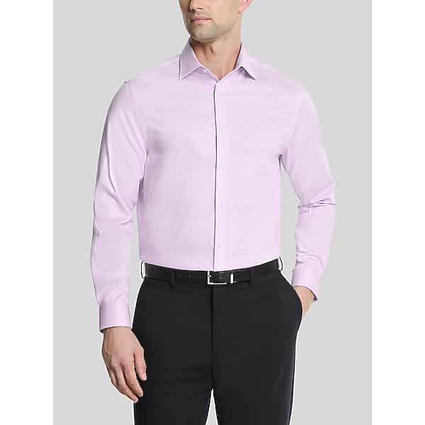 Michael Kors Men's Classic Fit Passport Dress Shirt Pink - Size: 17 1/2 34/35 TMW5BJ875505