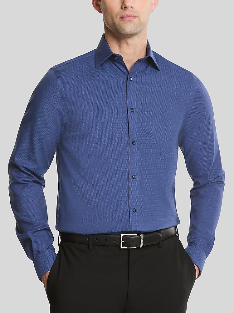 green emerald velvet dress Michael Kors | Michael Kors Black Premium Poplin Stretch Modern Tailored  Shirt - MENSWEARR main image 1