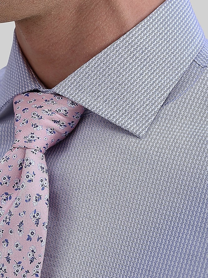 Haggar Slim Fit Check Dress Shirt