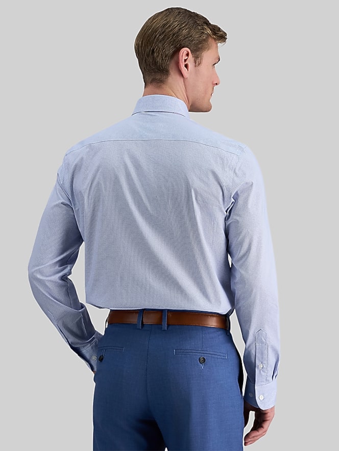 Haggar Slim Fit Check Dress Shirt