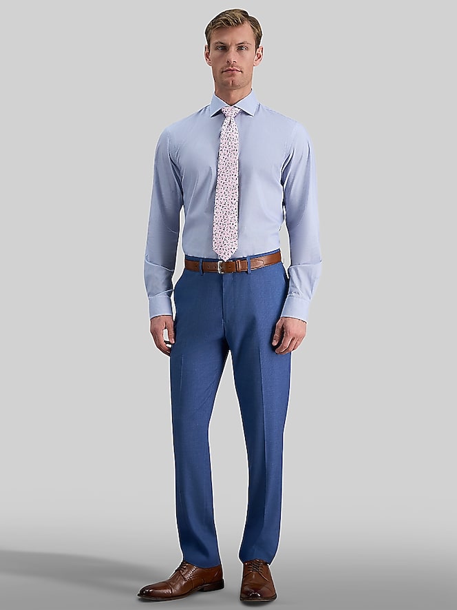 Haggar Slim Fit Check Dress Shirt