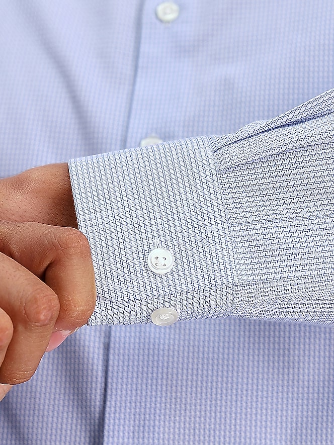 Haggar Slim Fit Check Dress Shirt