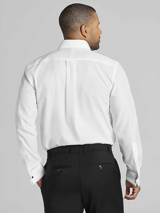 Pronto Uomo Modern Fit Pleated Front Formal Dress Shirt