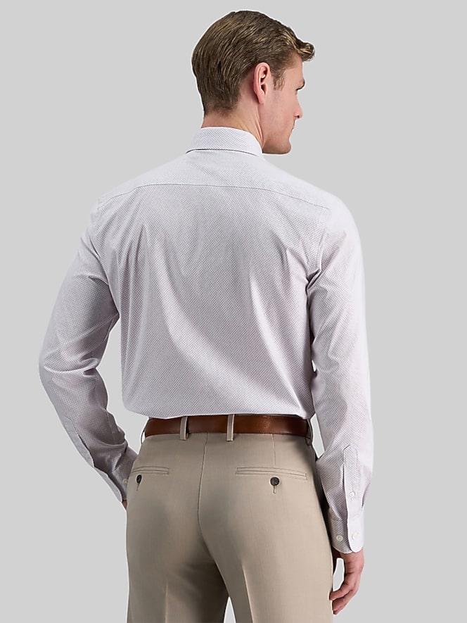Haggar Slim Fit Geo Dress Shirt