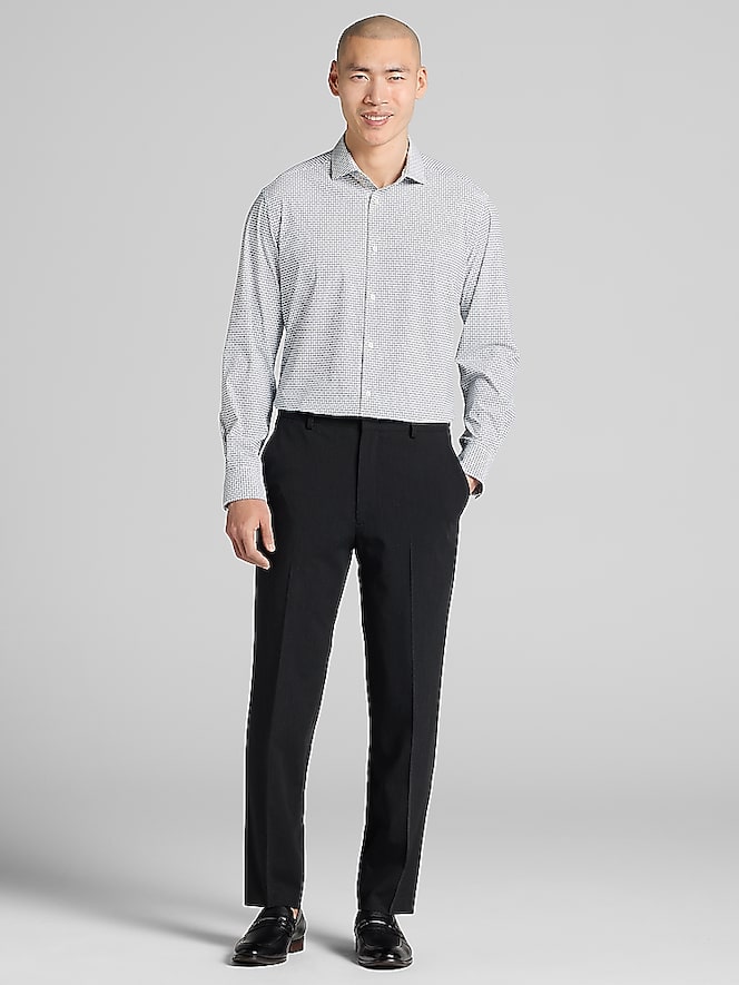 Awearness Kenneth Cole CHILLFLEX Slim Fit Check Dress Shirt