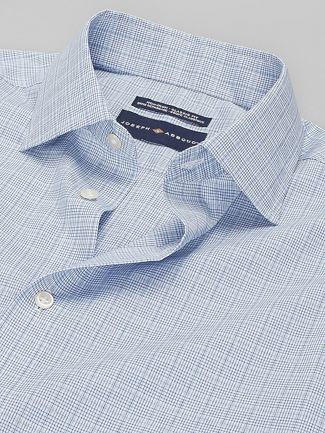 Joseph Abboud Classic Fit Double-Check Dress Shirt
