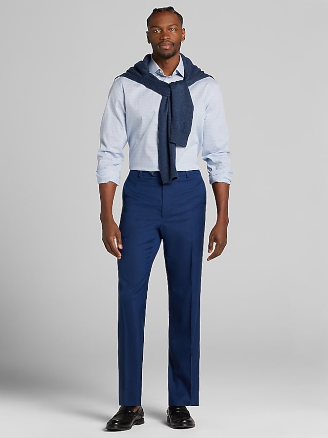 Joseph Abboud Classic Fit Double-Check Dress Shirt