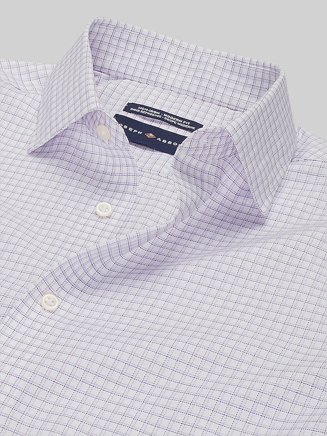 Joseph Abboud Modern Fit Double-Check Dress Shirt