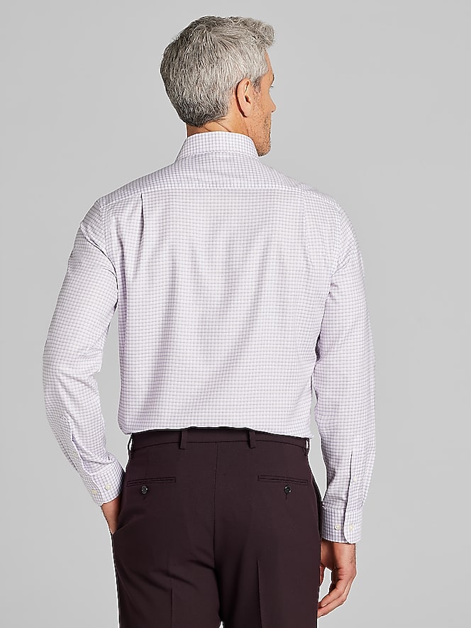 Joseph Abboud Modern Fit Double-Check Dress Shirt