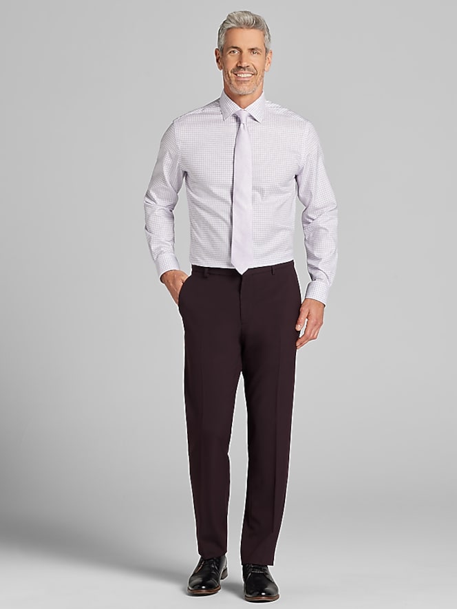 Joseph Abboud Modern Fit Double-Check Dress Shirt