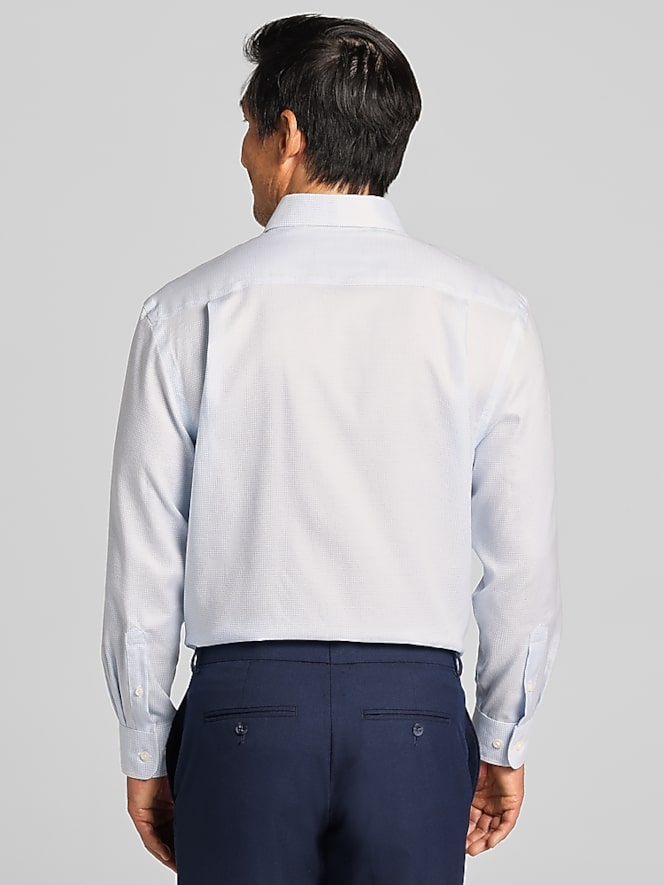 Joseph Abboud Classic Fit Mini Check Dress Shirt