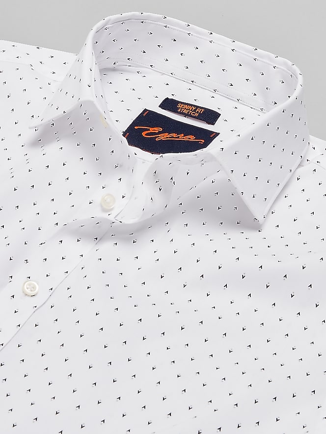 Egara Skinny Fit Spread Collar Dress Shirt